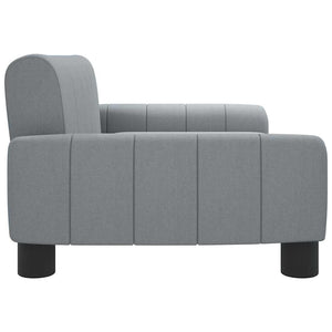 Divano per Bambini Grigio Chiaro 70x45x30 cm in Tessuto 3196269