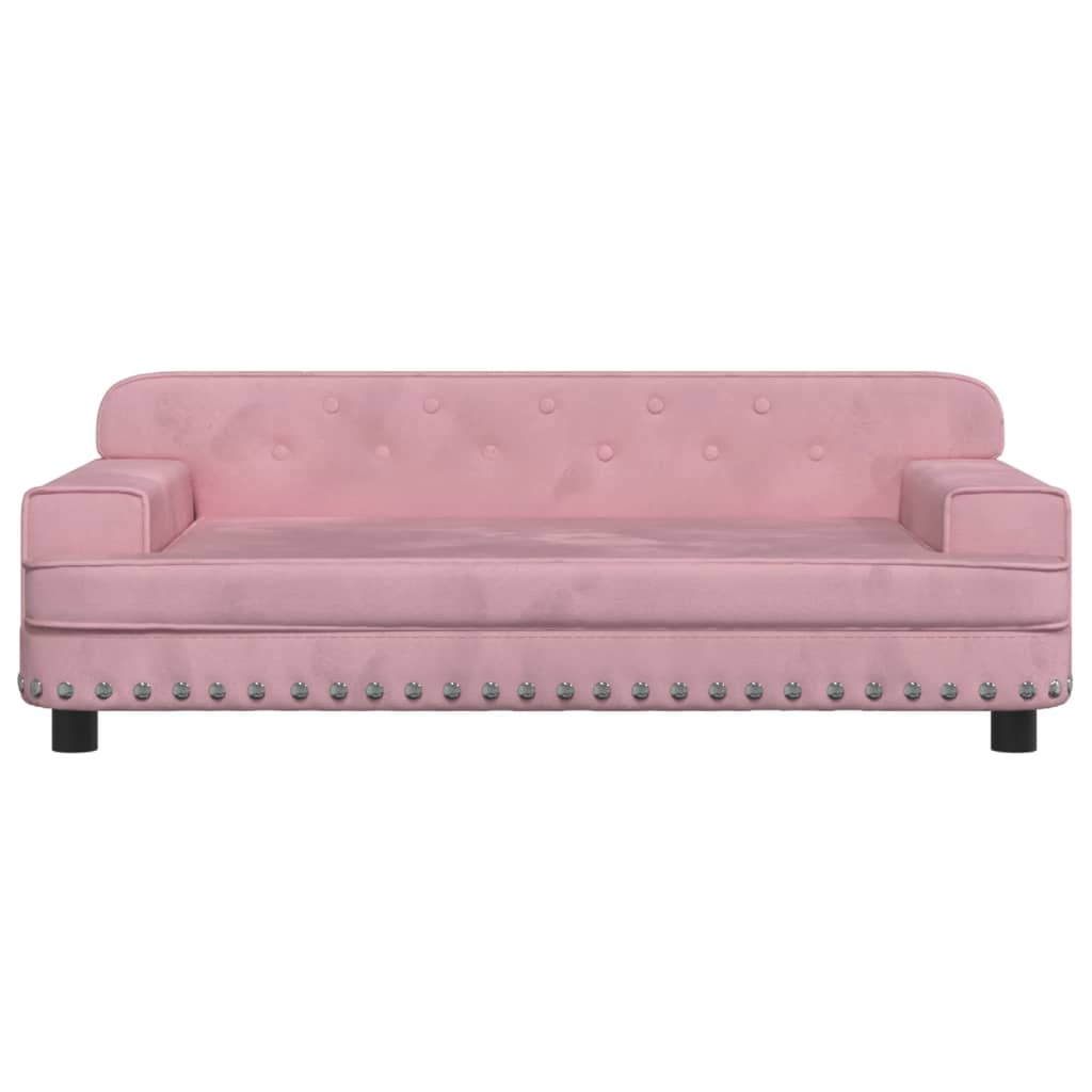 Divano per Bambini Rosa 90x53x30 cm in Vellutocod mxl 93855
