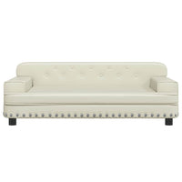 Divano per Bambini Crema 90x53x30 cm in Similpellecod mxl 69823