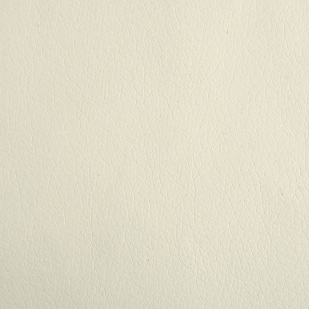 Divano per Bambini Crema 60x40x30 cm in Similpelle