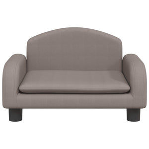 Divano per Bambini Tortora 50x40x30 cm in Tessuto