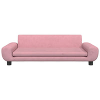 Divano per Bambini Rosa 100x54x33 cm in Vellutocod mxl 117794