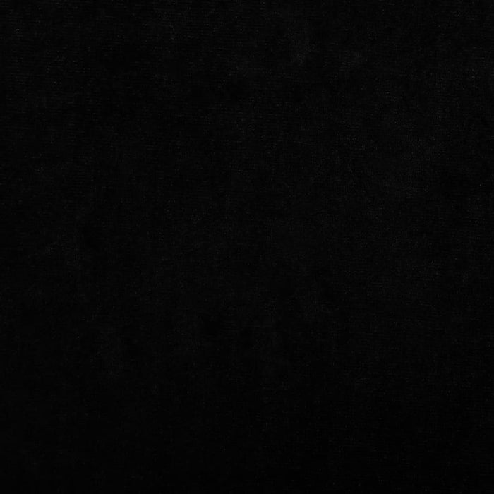 Divano per Bambini Nero 100x50x26 cm in Velluto