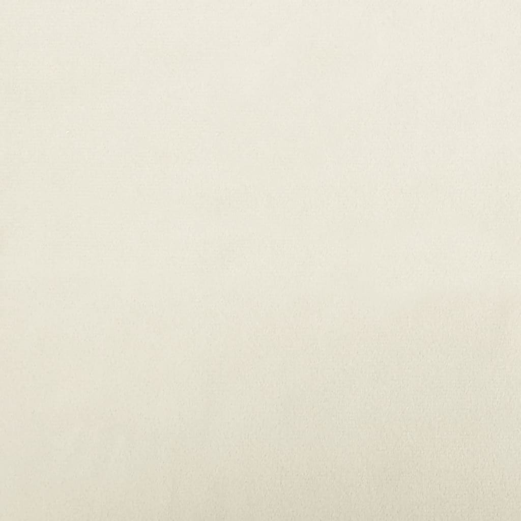 Divano per Bambini Crema 100x50x26 cm in Velluto 3196399