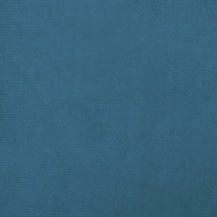 Divano per Bambini con Poggiapiedi Blu 100x50x30 cm in Velluto