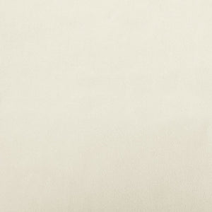 Divano Bambini con Poggiapiedi Crema 100x50x30 cm in Velluto