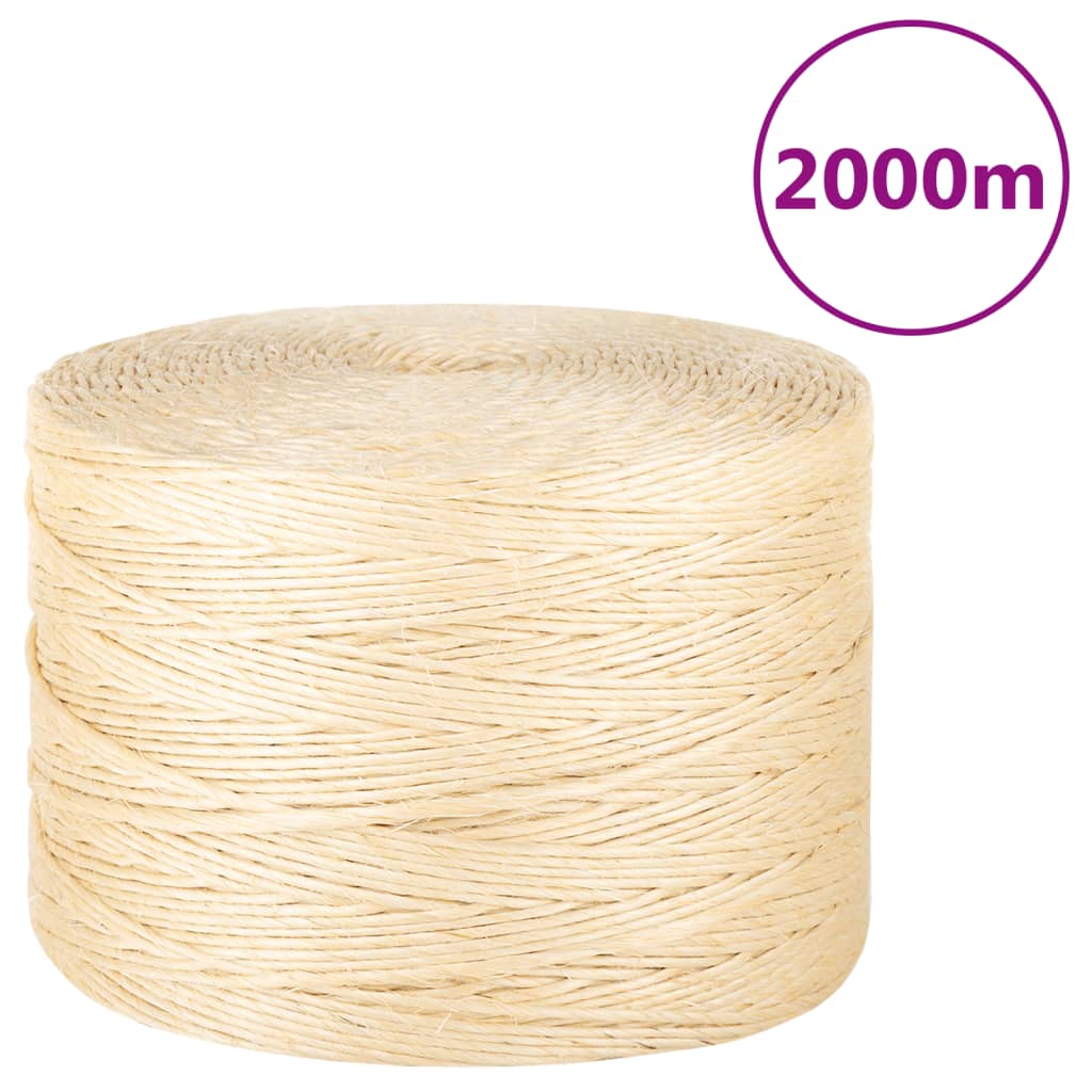 Corda in Sisal 100% 3 mm 2000 mcod mxl 104073