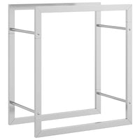 Portalegna 50x28x56 cm in Acciaio Inossidabile 357859