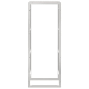 Portalegna 50x28x132 cm in Acciaio Inossidabile 357861