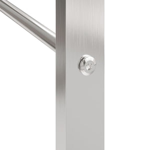 Portalegna 80x28x86 cm in Acciaio Inossidabile 357862