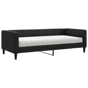 Divano Letto con Materasso Nero 90x200 cm in Tessutocod mxl 119791