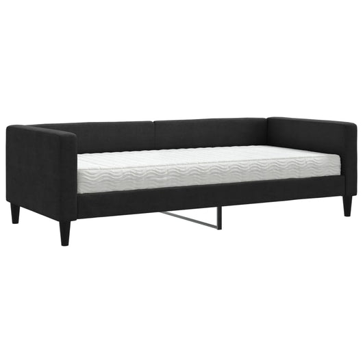 Divano Letto con Materasso Nero 90x200 cm in Tessutocod mxl 119791