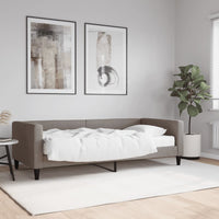 Divano Letto con Materasso-Sofa Letto-Daybed Tortora 90x200 cm in Tessuto 783369
