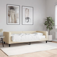Divano Letto con Materasso Crema 90x200 cm in Tessutocod mxl 71835