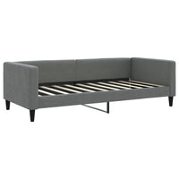 Divano Letto con Materasso-Sofa Letto-Daybed Grigio Scuro 90x190 cm in Tessuto 806802