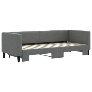 Divano Letto con Letto Estraibile Grigio Scuro 80x200 Tessutocod mxl 130606