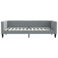 Divano Letto con Letto Estraibile-Sofa Letto-Daybed Grigio Chiaro 90x200 Tessuto 276973