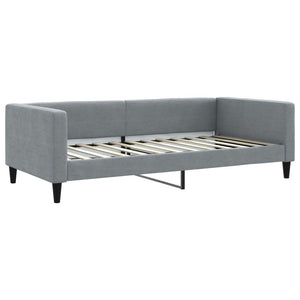 Divano Letto con Letto Estraibile-Sofa Letto-Daybed Grigio Chiaro 100x200 Tessuto 928409