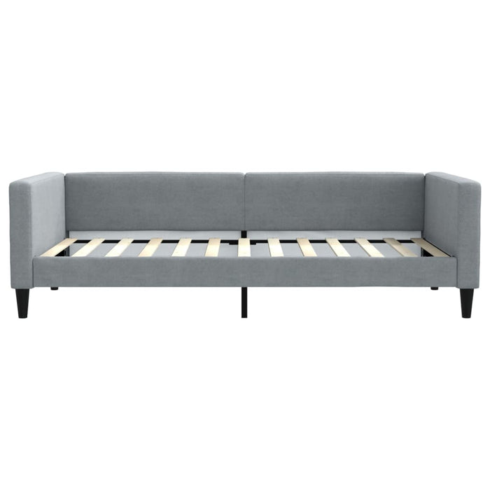 Divano Letto con Letto Estraibile-Sofa Letto-Daybed Grigio Chiaro 100x200 Tessuto 928409