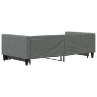 Divano Letto con Letto Estraibile-Sofa Letto-Daybed Grigio Scuro 100x200 Tessuto 476271