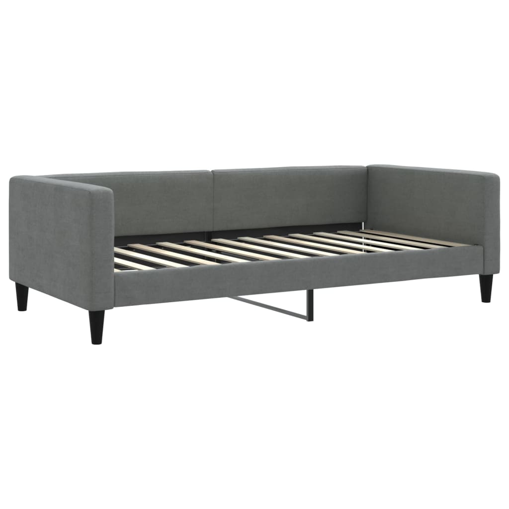 Divano Letto con Letto Estraibile-Sofa Letto-Daybed Grigio Scuro 100x200 Tessuto 476271