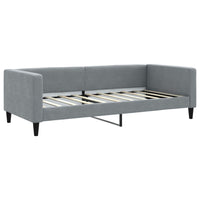 Divano Letto con Letto Estraibile-Sofa Letto-Daybed Grigio Chiaro 90x190 Tessuto 140550