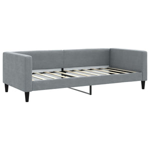 Divano Letto con Letto Estraibile-Sofa Letto-Daybed Grigio Chiaro 90x190 Tessuto 140550