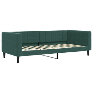 Divano Letto con Materasso Verde Scuro 90x200 cm in Vellutocod mxl 71838