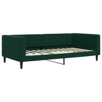 Divano Letto con Materasso-Sofa Letto-Daybed Verde Scuro 100x200 cm in Velluto 252866
