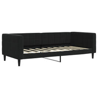 Divano Letto con Materasso Nero 90x190 cm in Velluto 3196682