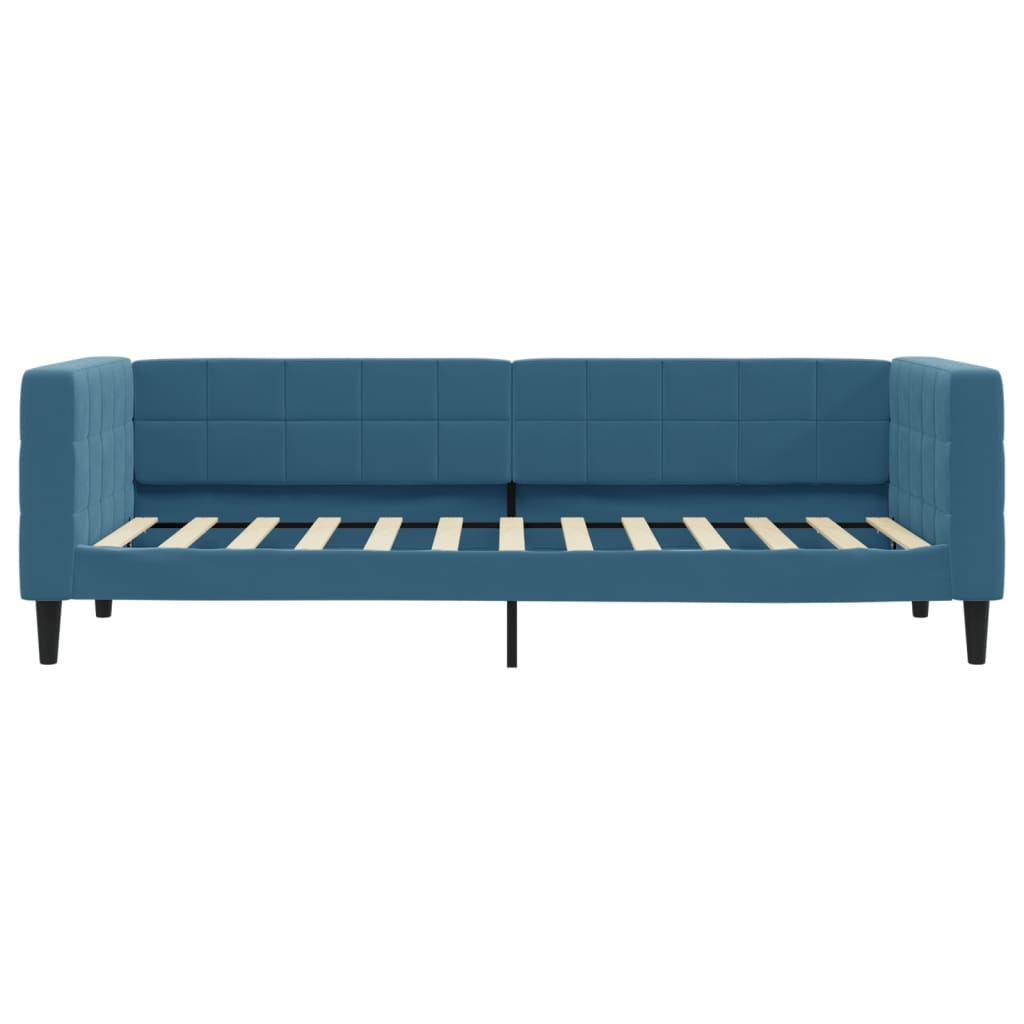 Divano Letto con Letto Estraibile-Sofa Letto-Daybed Blu 80x200 cm in Velluto 799139