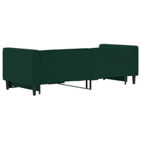 Divano Letto con Letto Estraibile-Sofa Letto-Daybed Verde Scuro 80x200cm Velluto 537950