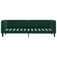 Divano Letto con Letto Estraibile-Sofa Letto-Daybed Verde Scuro 80x200cm Velluto 537950