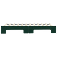 Divano Letto con Letto Estraibile-Sofa Letto-Daybed Verde Scuro 80x200cm Velluto 537950