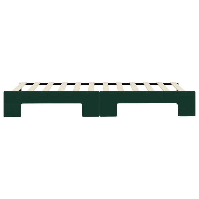 Divano Letto con Letto Estraibile-Sofa Letto-Daybed Verde Scuro 80x200cm Velluto 537950