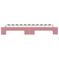 Divano Letto con Letto Estraibile-Sofa Letto-Daybed Rosa 80x200 cm in Velluto 199775