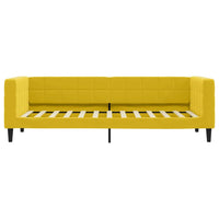 Divano Letto con Letto Estraibile-Sofa Letto-Daybed Giallo 80x200 cm in Velluto 622487