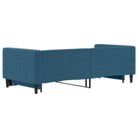 Divano Letto con Letto Estraibile Blu 90x200 cm in Velluto 3196690