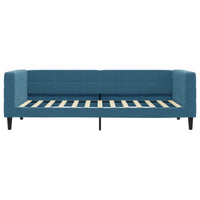 Divano Letto con Letto Estraibile Blu 90x200 cm in Velluto 3196690