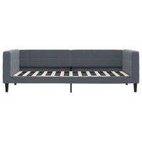 Divano Letto con Letto Estraibile-Sofa Letto-Daybed Grigio Scuro 90x200cm Velluto 728114