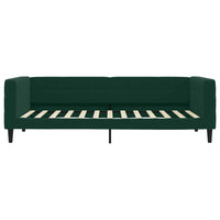 Divano Letto con Letto Estraibile-Sofa Letto-Daybed Verde Scuro 90x200cm Velluto 810199