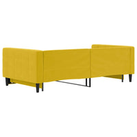 Divano Letto con Letto Estraibile-Sofa Letto-Daybed Giallo 100x200 cm in Velluto 598690