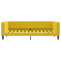 Divano Letto con Letto Estraibile-Sofa Letto-Daybed Giallo 100x200 cm in Velluto 598690