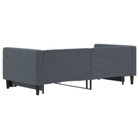 Divano Letto con Letto Estraibile-Sofa Letto-Daybed Grigio Scuro 90x190cm Velluto 170506