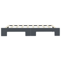 Divano Letto con Letto Estraibile-Sofa Letto-Daybed Grigio Scuro 90x190cm Velluto 170506