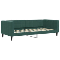 Divano Letto Estraibile Materassi Verde Scuro 90x200 Velluto