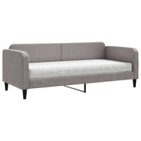 Divano Letto con Materasso-Sofa Letto-Daybed Tortora 80x200 cm in Tessuto 490635