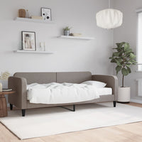Divano Letto con Materasso-Sofa Letto-Daybed Tortora 80x200 cm in Tessuto 490635