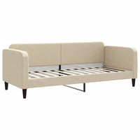 Divano Letto con Materasso-Sofa Letto-Daybed Crema 80x200 cm in Tessuto 614726