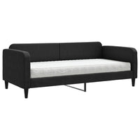 Divano Letto con Materasso Nero 90x200 cm in Tessuto 3196800